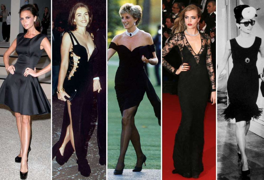 What are the different styles of Black Dresses popular in USA?