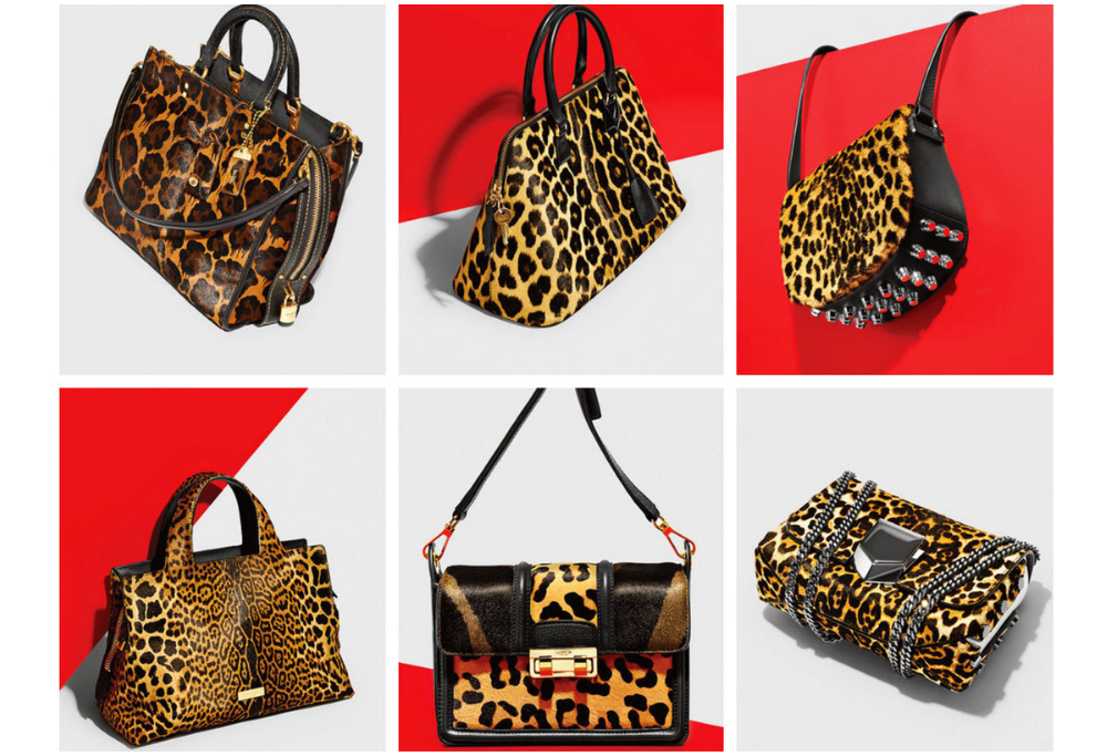 What is the current trend of animal printed handbags in the fashion scene across (USA)