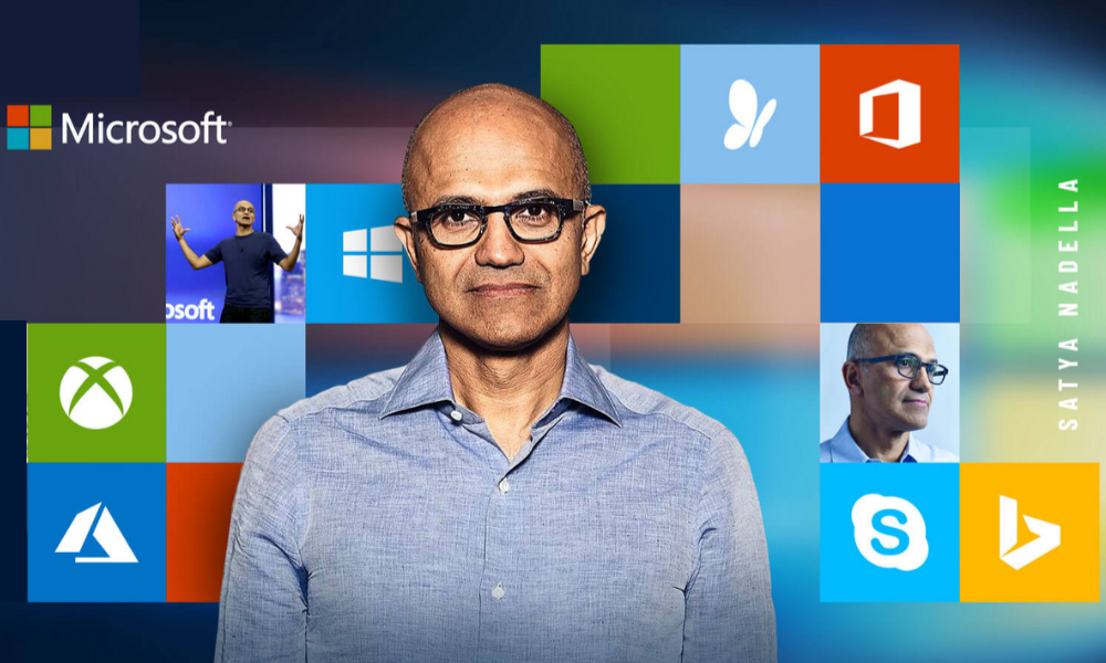 How does Satya Nadella work his leadership magic at Microsoft ?