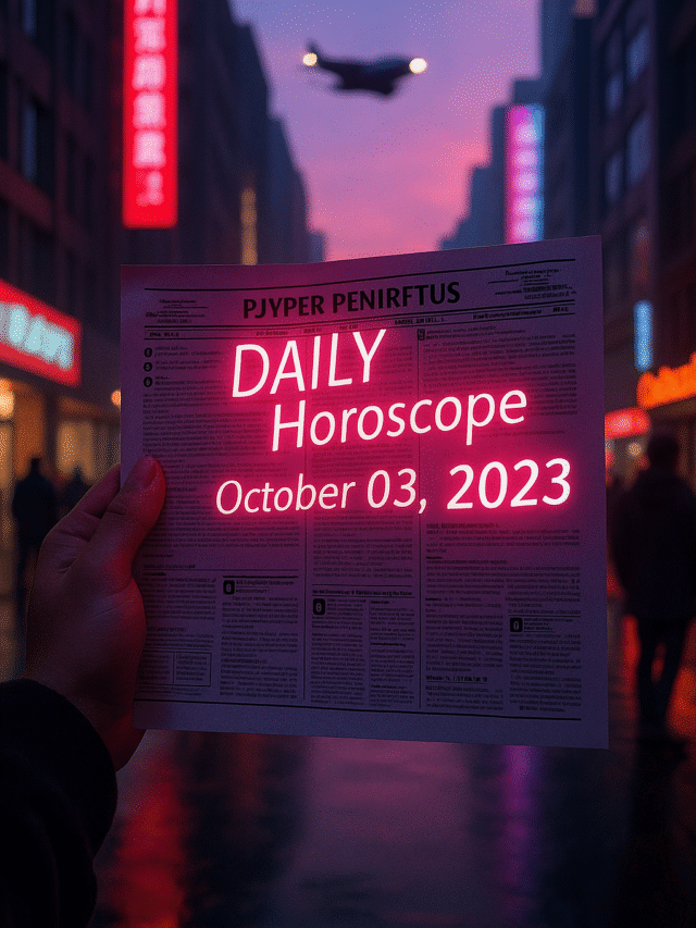 Daily Horoscope – October 03, 2025