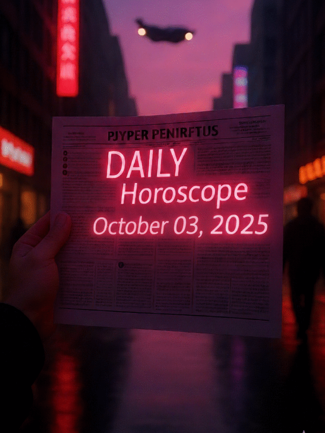 Daily Horoscope – October 03, 2025