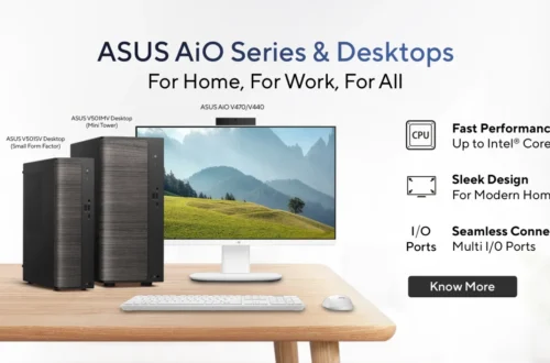 ASUS Expands Desktop Lineup With V501 Series and AiO V400 PCs