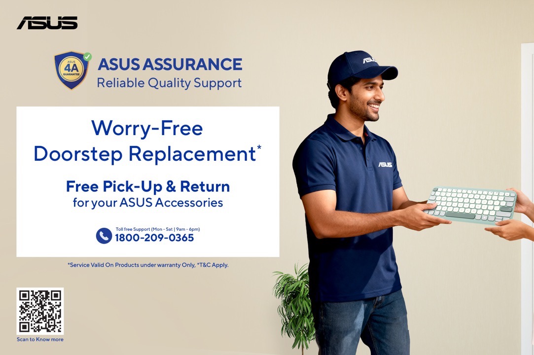 ASUS Launches PUR Doorstep Pickup & Return Service for Accessories in India