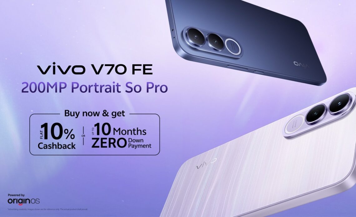 vivo V70 FE Goes on Sale With 200MP Camera and 90W Fast Charging