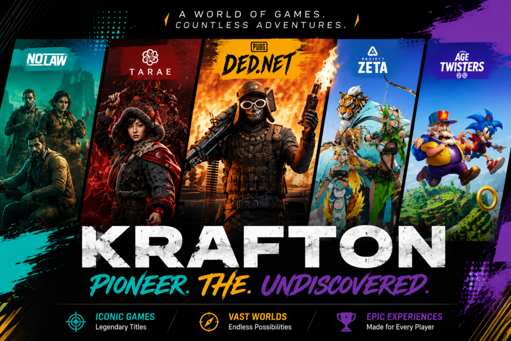 KRAFTON's 5 New Games Unveiled at Gamescom 2026