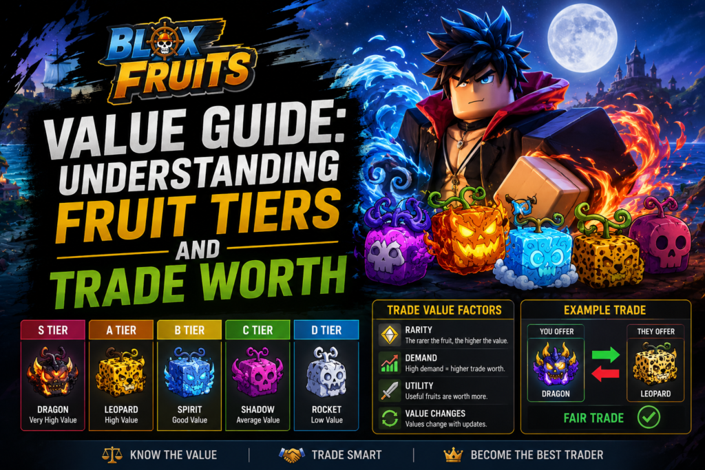 Blox Fruits Value Guide: Understanding Fruit Tiers and Trade Worth